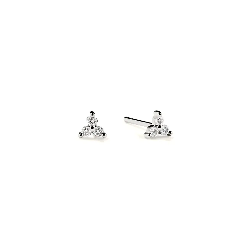 Diamond ear cuff stud with 6 lab grown diamonds edgy
