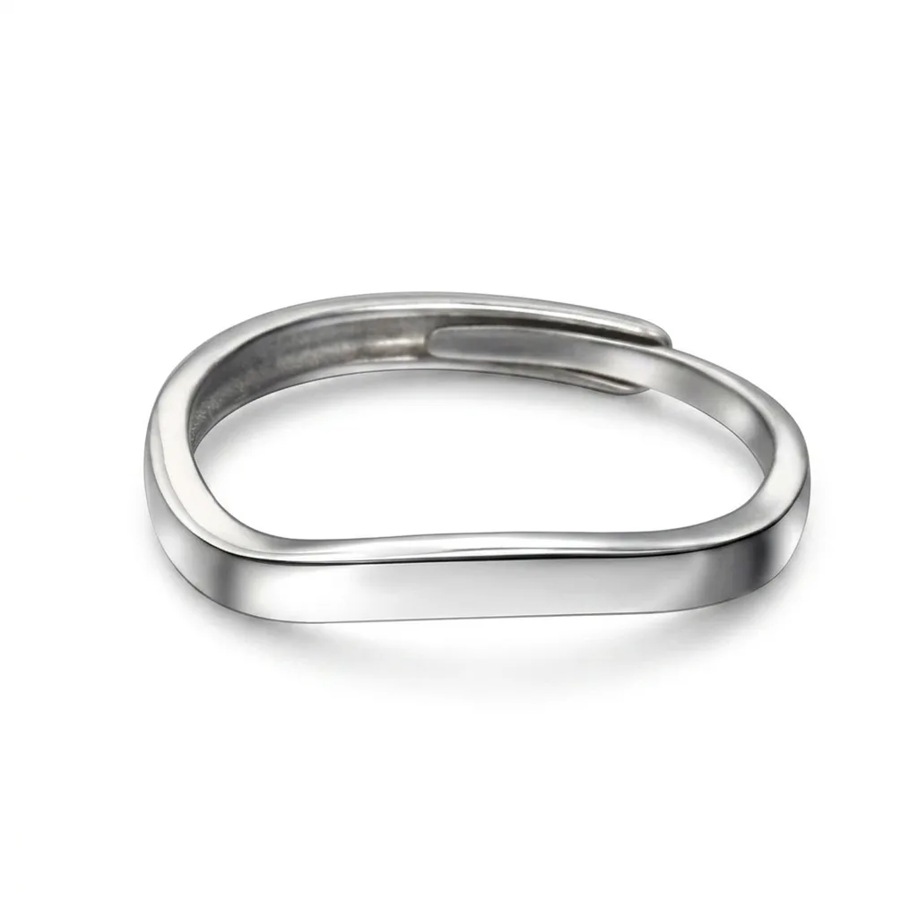 Bague amour éternel ajustable, bijou romantique et confortable