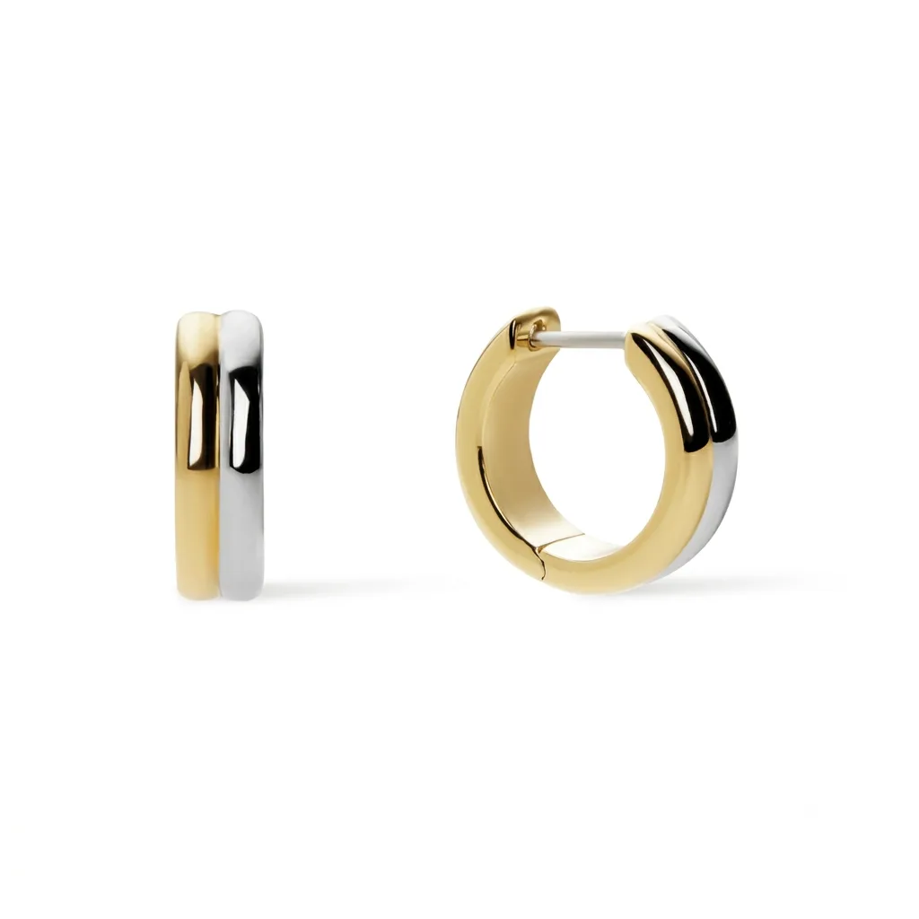 Boucles d'oreilles huggie Asher en or 14K
